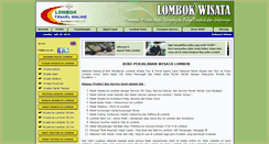 Desktop Screenshot of lombokwisata.com