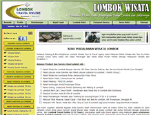 Tablet Screenshot of lombokwisata.com
